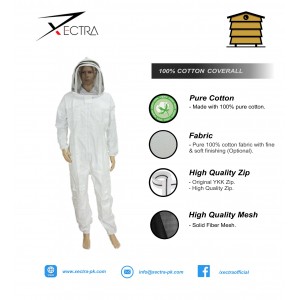 Beekeeper Costume White Fence Veil Mask 